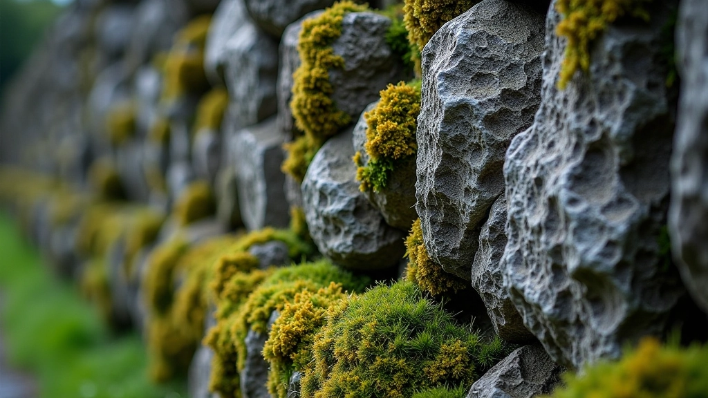 Weathered Norman keep walls with ancient stonework details, showing centuries of erosion and historical texture